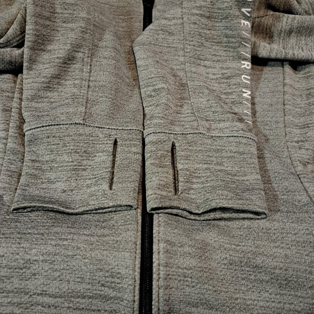 Aeropostale Y2K Activewear Small Adult Gray High Neck‎ w/Pockets Full Zip Womens - Picture 2 of 8